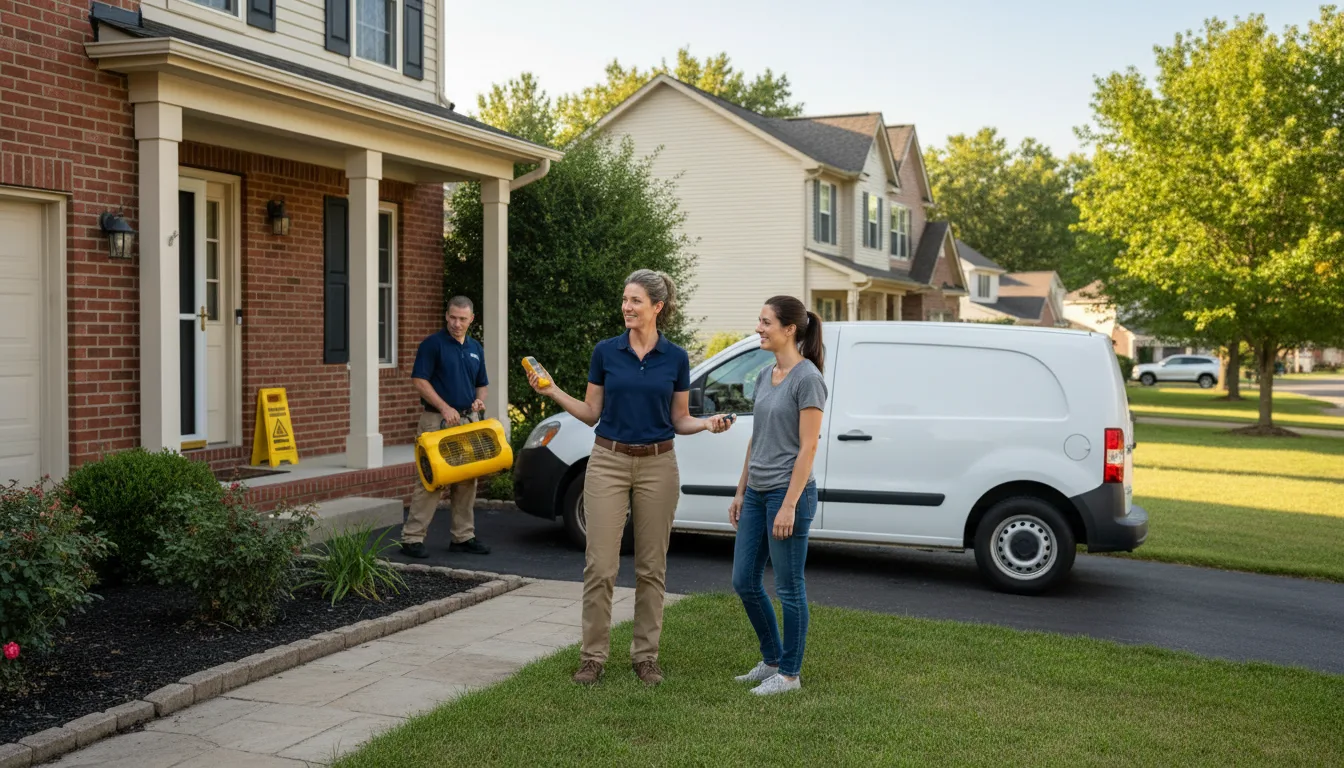 Water restoration image for Home Water Damage Repair in Camp Wood, TX